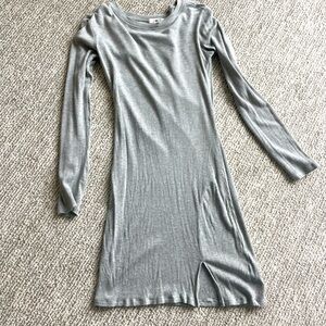 BP ribbed mini dress with side slit